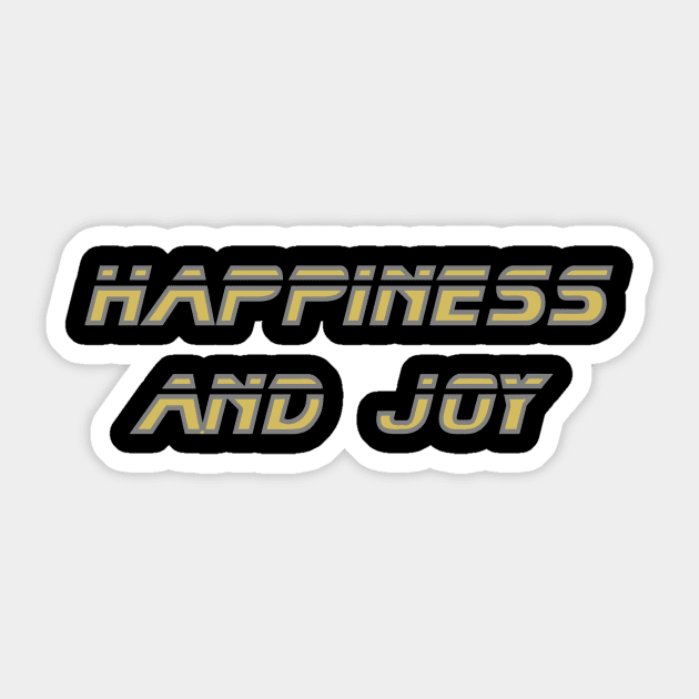 Happiness and Joy Sticker by Ocin Design